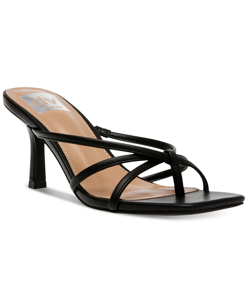 Dv Dolce Vita Women's Zini Strappy Kitten-Heel Dress Sandals