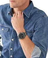 Fossil Men's Machine Quartz Gray Stainless Steel Bracelet Watch, 49mm