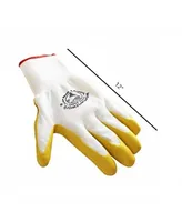 Womanswork Gardening Protective Weeding Glove, Yellow, Large