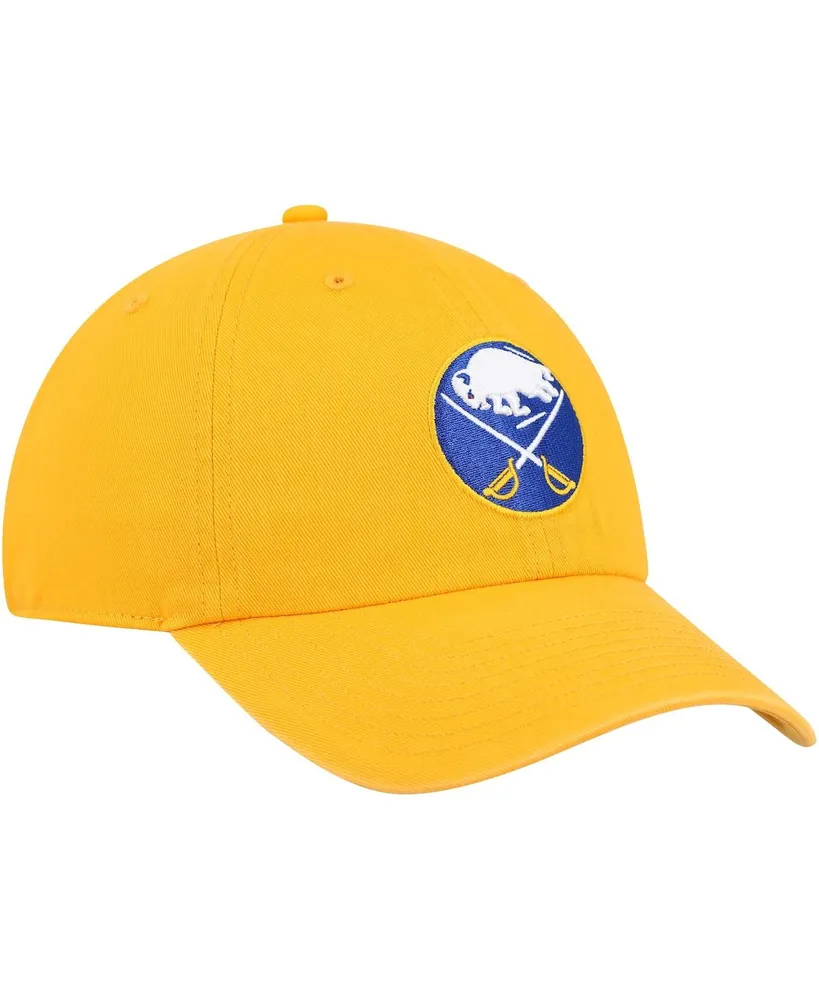 Men's '47 Brand Gold Buffalo Sabres Clean Up Adjustable Hat