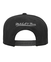 Big Boys and Girls Mitchell & Ness Black New Orleans Saints Gridiron Classics Ground Snapback Hat