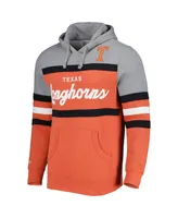 Men's Mitchell & Ness Texas Orange Texas Longhorns Head Coach Pullover Hoodie