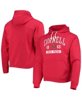 Men's League Collegiate Wear Red Cornell Big Red Volume Up Essential Fleece Pullover Hoodie