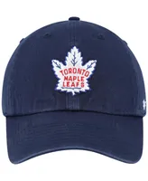 Men's '47 Brand Navy Toronto Maple Leafs Clean Up Adjustable Hat