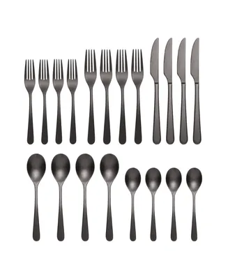 Oneida Kenbrook Tumbled 20 Piece Everyday Flatware Set, Service For 4