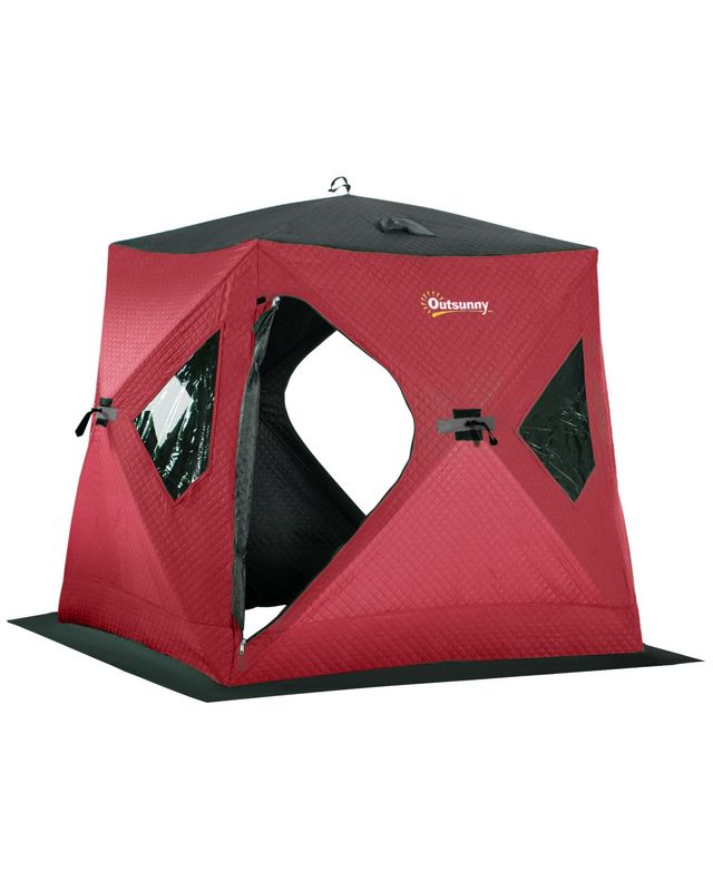 insulated ice fishing shelter 