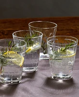 Villeroy & Boch Dressed Up Assorted Clear Tumblers, Set of 4