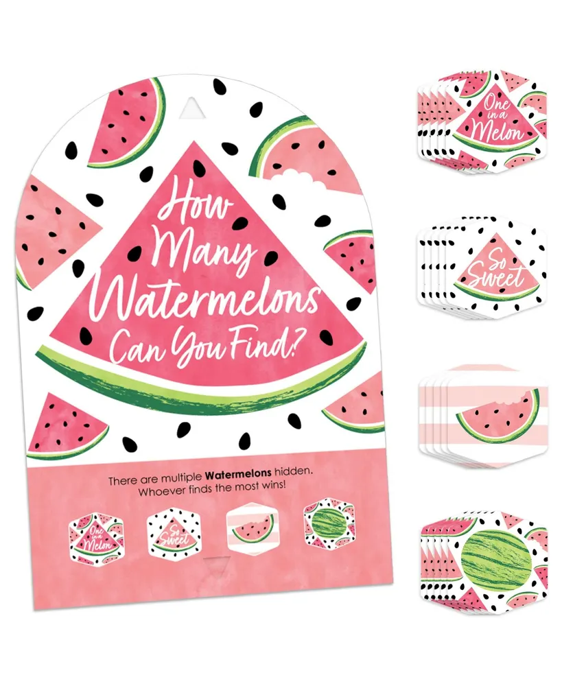 Big Dot Of Happiness Sweet Watermelon - Fruit Party Scavenger Hunt Hide and  Find Game | The Shops at Willow Bend