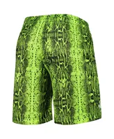 Men's New Era Neon Green Las Vegas Raiders Summer Pop Shorts