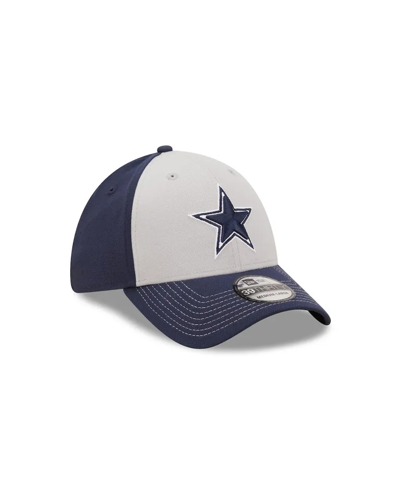 Men's New Era Gray, Navy Dallas Cowboys Classic 39THIRTY Flex Hat