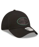 Men's New Era Black York Jets Team Neo 39Thirty Flex Hat