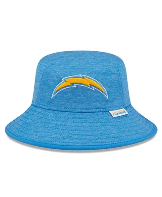 Men's New Era Heather Blue Los Angeles Chargers Bucket Hat