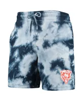 Men's New Era Navy Chicago Bears Tie-Dye Shorts