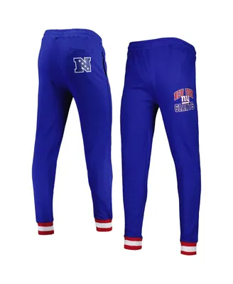 Men's Starter Royal New York Giants Blitz Fleece Jogger Pants