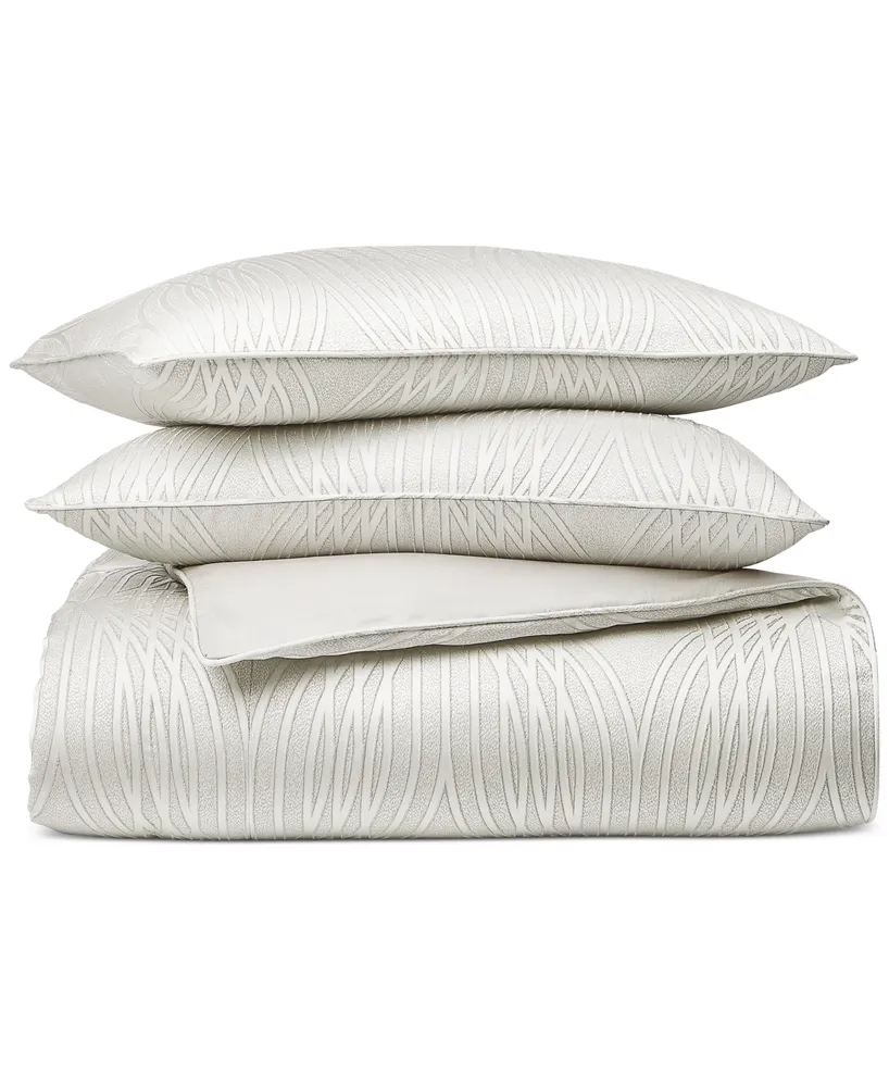 Hotel Collection Laced Arch 3-Pc. Duvet Cover Set, Full/Queen, Created for Macy's
