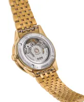 Rado Women's Swiss Automatic Captain Cook x Marina Hoermanseder Heartbeat Gold-Tone Stainless Steel Bracelet Watch 37mm