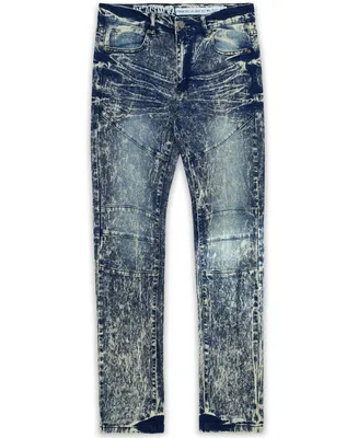 Reason Men's Big and Tall Haze Skinny Denim Jeans