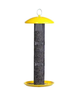 Perky-Pet Straight-Sided Finch Metal Tube Feeder, Yellow