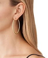 Michael Kors Inside Outside Pave Hoop Earrings