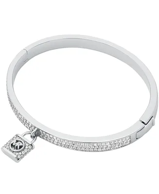 Michael Kors Pave Lock Charm Bangle