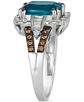 Le Vian Chocolatier Deep Sea Blue Topaz (2