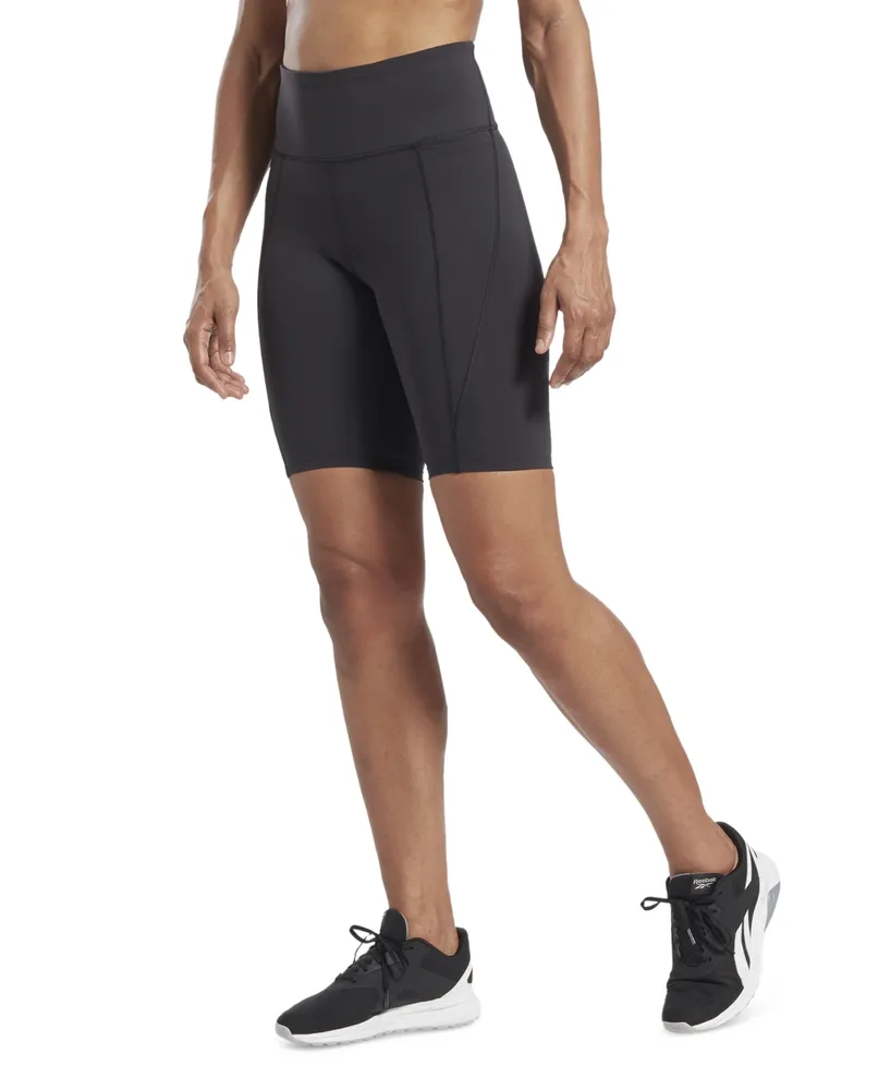 Reebok Women's Lux High-Rise Pull-On Bike Shorts, A Macy's Exclusive