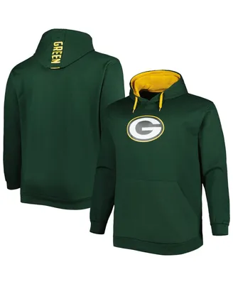 Men's Green Bay Packers Big and Tall Logo Pullover Hoodie