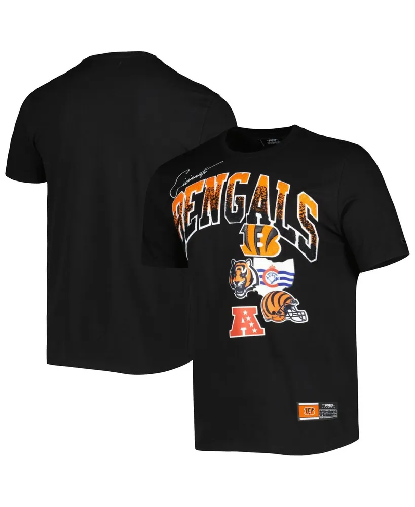 Men's Pro Standard Black Cincinnati Bengals Neon Graphic T-Shirt