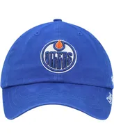 Women's '47 Brand Royal Edmonton Oilers Miata Clean Up Adjustable Hat