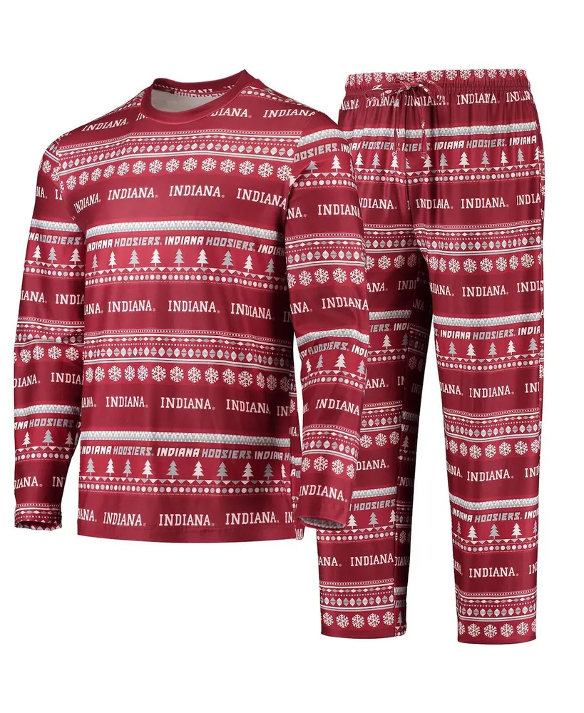 Lids Louisville Cardinals Concepts Sport Ugly Sweater Long Sleeve T-Shirt  and Pants Sleep Set - Red