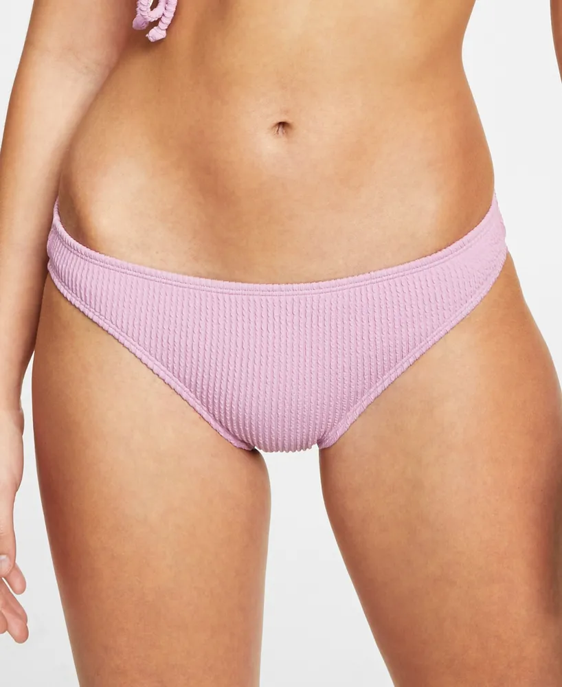 Salt + Cove Juniors' Textured Hipster Bikini Bottoms, Created For Macy's