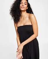 Raviya Strapless High-Low Dress Cover-Up