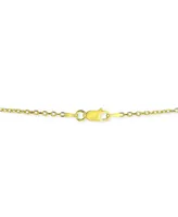 Freshwater Pearl (6-7mm) Station 18" Collar Necklace in 18k Gold-Plated Sterling Silver