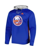 Men's adidas Royal New York Islanders Skate Lace Team Pullover Hoodie