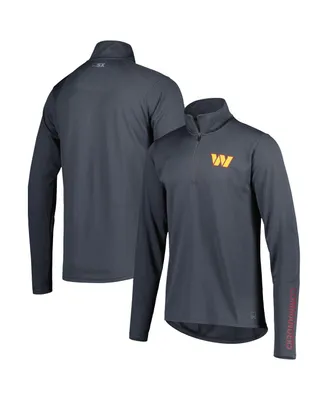 Men's Msx by Michael Strahan Charcoal Washington Commanders Half-Zip Hoodie