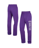 Men's Colosseum Purple Tcu Horned Frogs Wordmark Pants