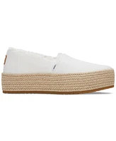 Toms Women's Valencia Canvas Platform Espadrilles