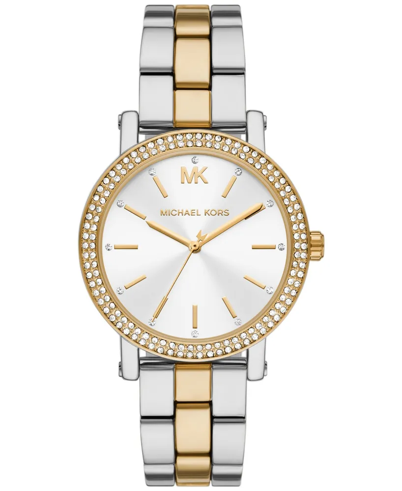 Michael Kors Women's Corey Three-Hand Two-Tone Alloy Watch 38mm - Two