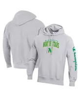 Men's Champion Heather Gray Minnesota North Stars Reverse Weave Pullover Hoodie