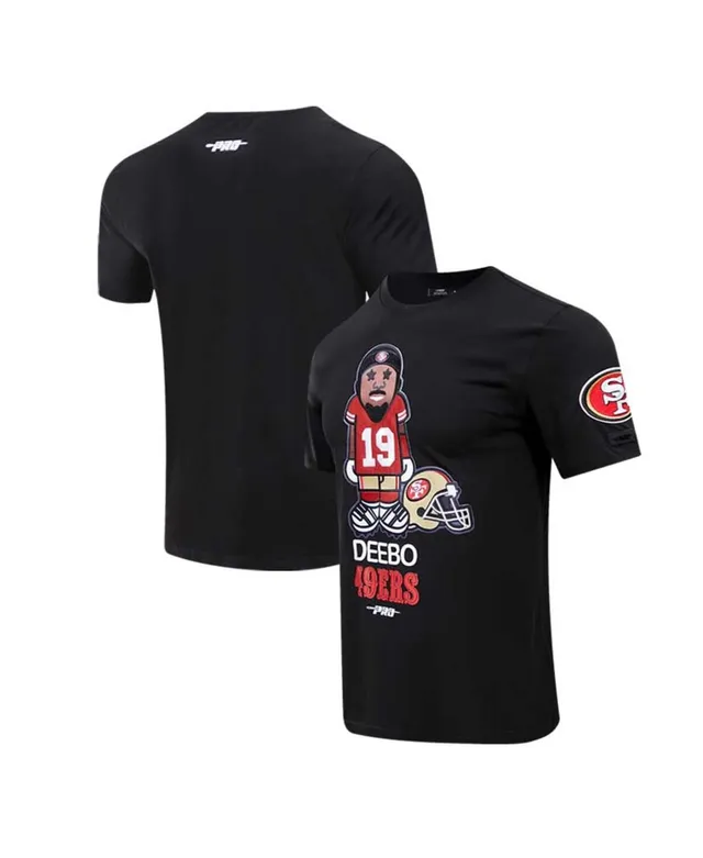 Deebo Samuel San Francisco 49ers Fanatics Branded Women's Player Raglan Name & Number 3/4-Sleeve T-Shirt - Cream/Scarlet