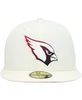 Men's New Era Cream Arizona Cardinals Chrome Color Dim 59FIFTY Fitted Hat