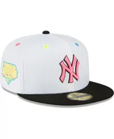 Men's New Era White York Yankees Neon Eye 59FIFTY Fitted Hat