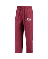 Men's Concepts Sport Maroon and Heathered Charcoal Texas A&M Aggies Meter Long Sleeve T-shirt Pants Sleep Set