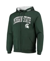 Colosseum Men's Michigan State Spartans Arch & Logo 3.0 Full-Zip Hoodie