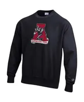 Men's Champion Alabama Crimson Tide Vault Logo Reverse Weave Pullover Sweatshirt