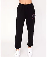 Rebody Active Women's Karma Graphic Viscose Blend Sweatpants for Women