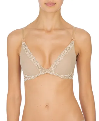 Natori Feathers Nursing Plunge Contour Underwire Bra 730023M