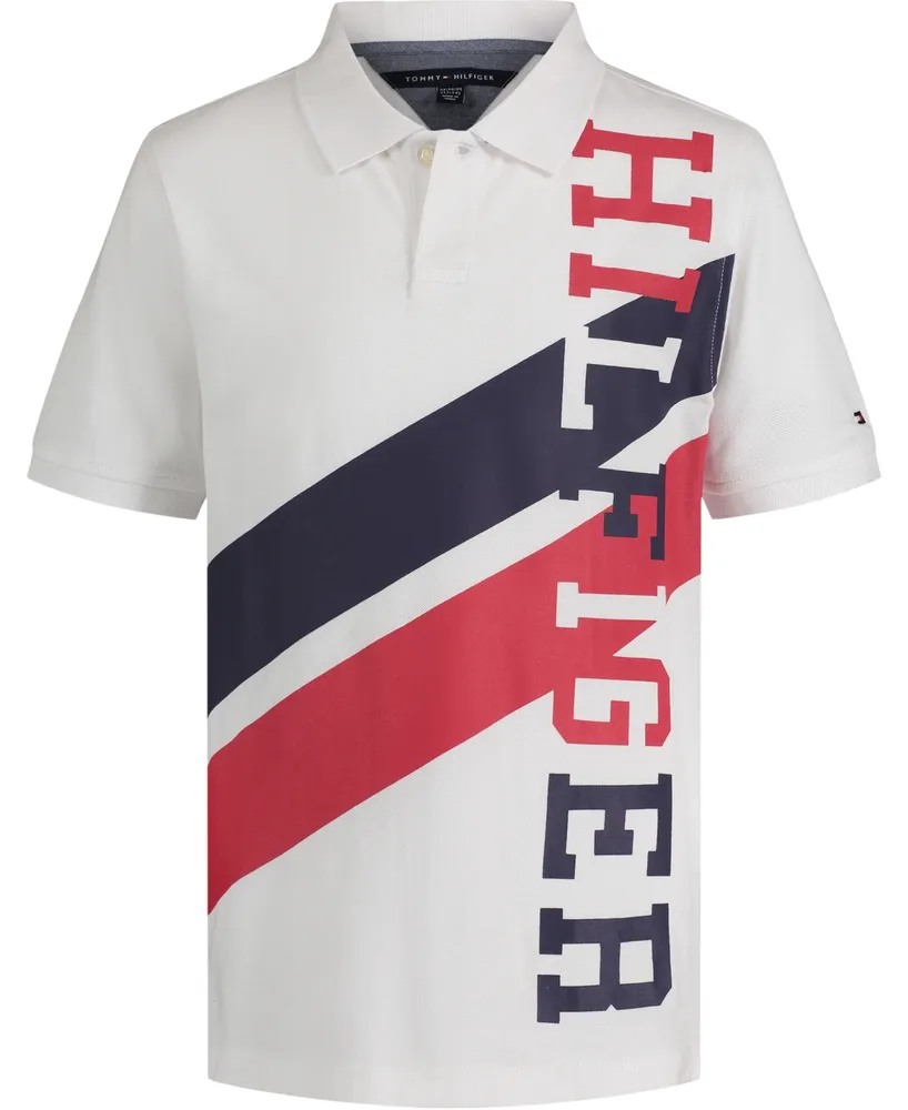 Tommy Hilfiger Little Boys Varsity Graphic Polo Shirt | Hawthorn Mall