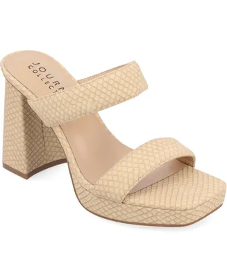 Journee Collection Women's Jaell Platform Sandals