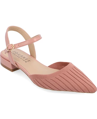Journee Collection Women's Ansley Wide Width Pointed Toe Flats